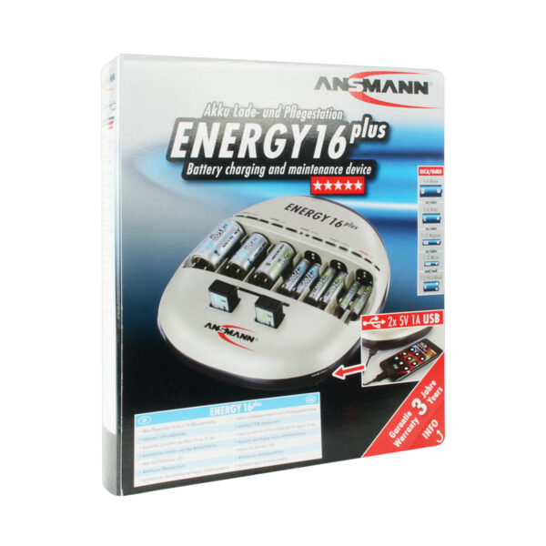 ANSMANN Energy 16 plus Batterijlader NiMH / NiCD - Afbeelding 3