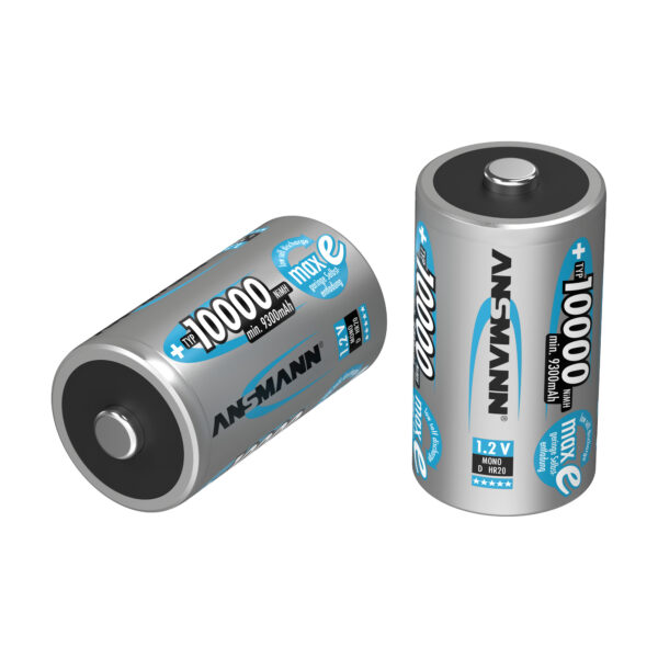 ANSMANN NiMH Oplaadbare Batterij D / HR20 Typ 10000 maxE - 2 - Afbeelding 3