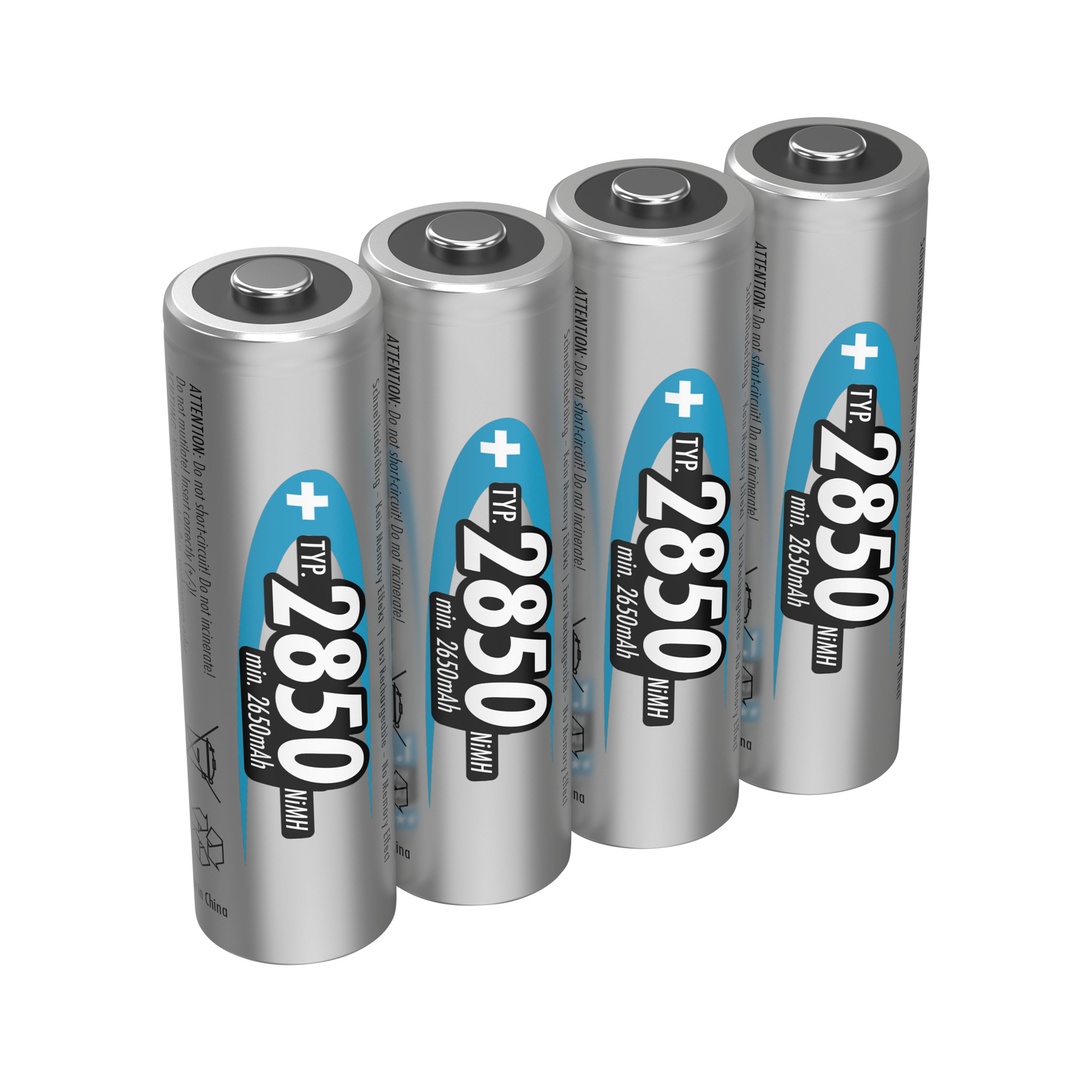 ANSMANN NiMH Oplaadbare Batterij AA / HR6 Typ 2850 - 4 - Afbeelding 2
