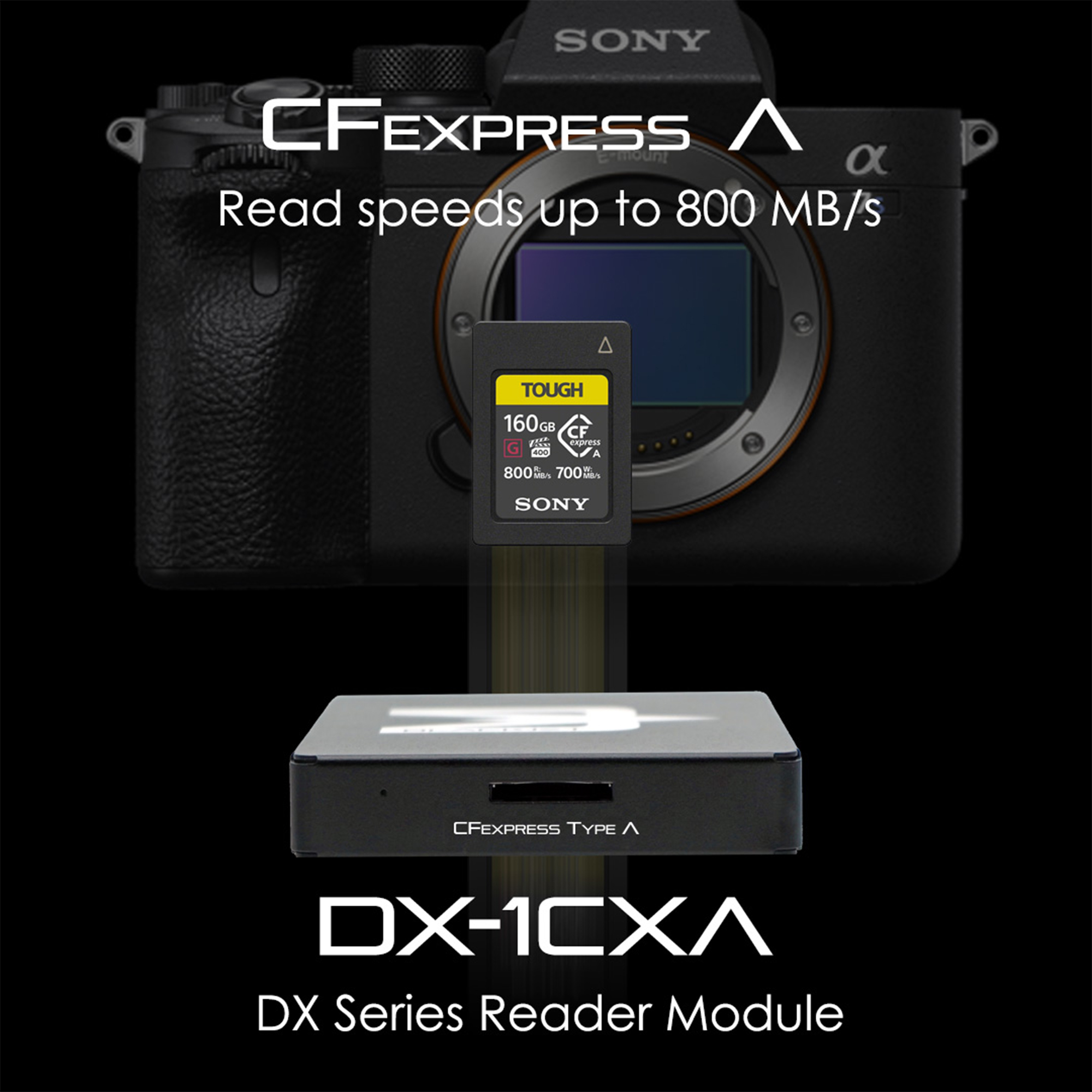 BLACKJET DX-1CXA CFexpress A Reader Module - Afbeelding 4