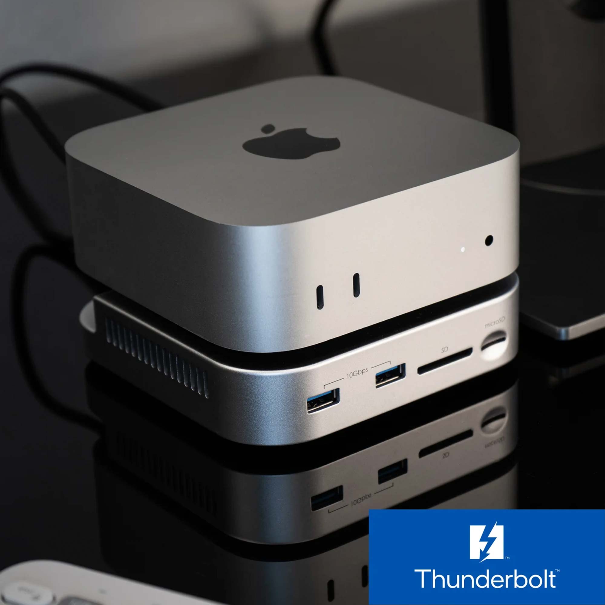 BLACKJET MiniRaiden Thunderbolt 5 Dock for Mac Mini M4 / M4 Pro