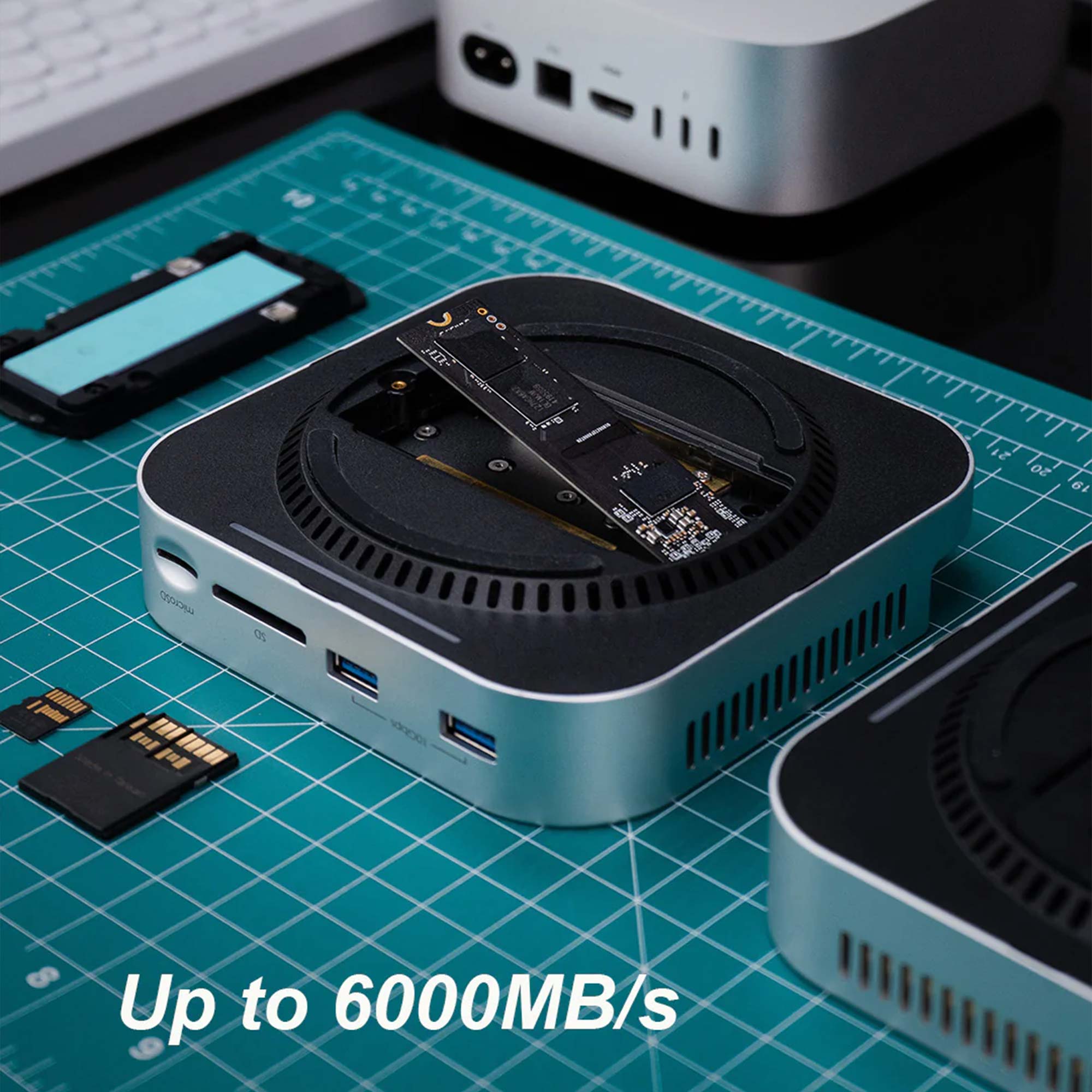 BLACKJET MiniRaiden Thunderbolt 5 Dock for Mac Mini M4 / M4 Pro - Afbeelding 9