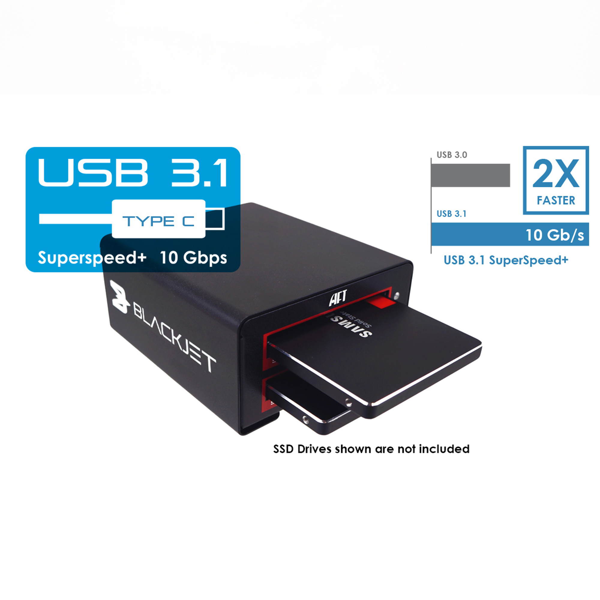BLACKJET VX-2SSD Dual SSD media dock - Afbeelding 3