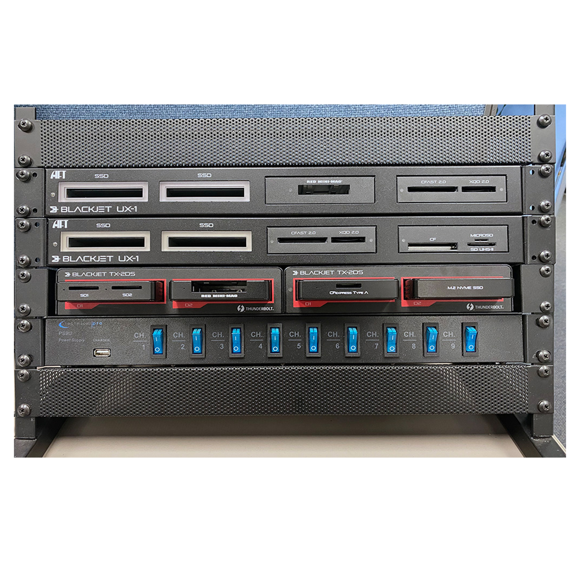 BLACKJET RMT-1U Rack Mount kit for TX-2DS/2DC - Afbeelding 2