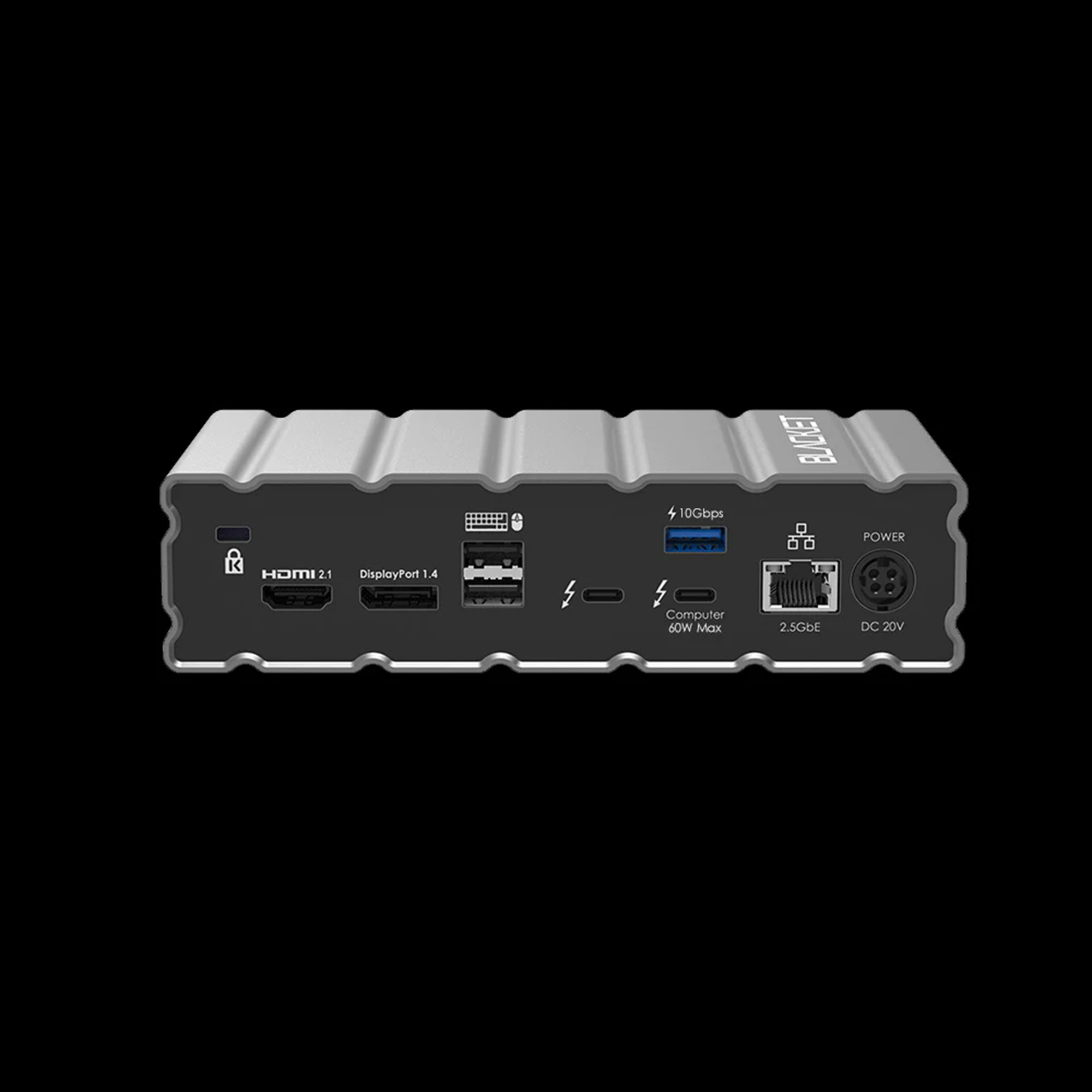 BLACKJET RX-4 Raiden Thunderbolt 4 Docking Station - Afbeelding 5