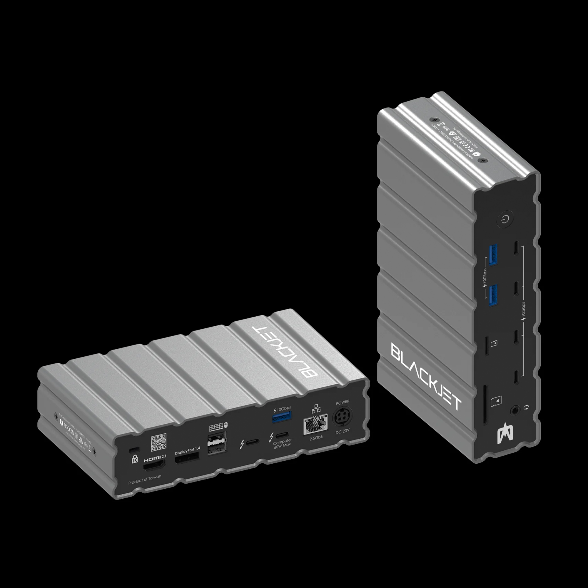BLACKJET RX-4 Raiden Thunderbolt 4 Docking Station - Afbeelding 3