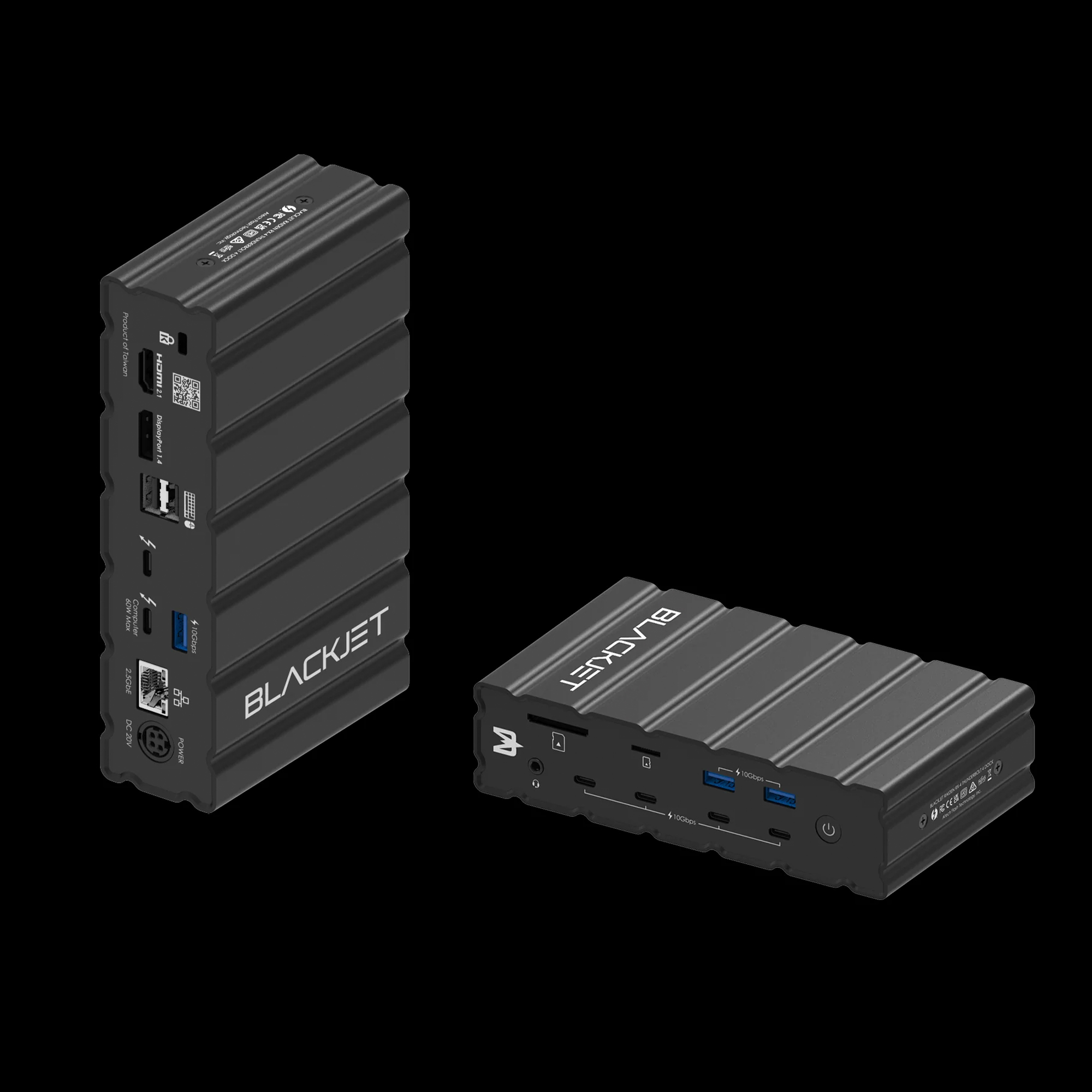 BLACKJET RX-4 Raiden Thunderbolt 4 Docking Station - Afbeelding 2