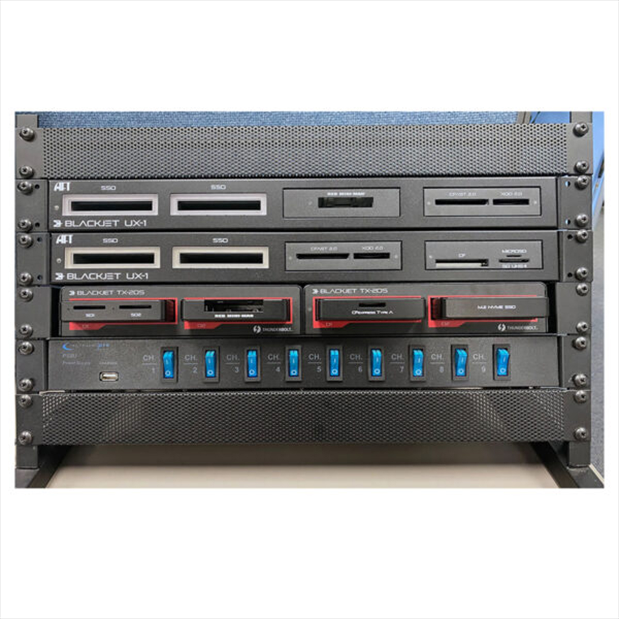 Blackjet TX-2DS Rack Mount Bundle Kit (2 Docks w/Rack Tray) - Afbeelding 5