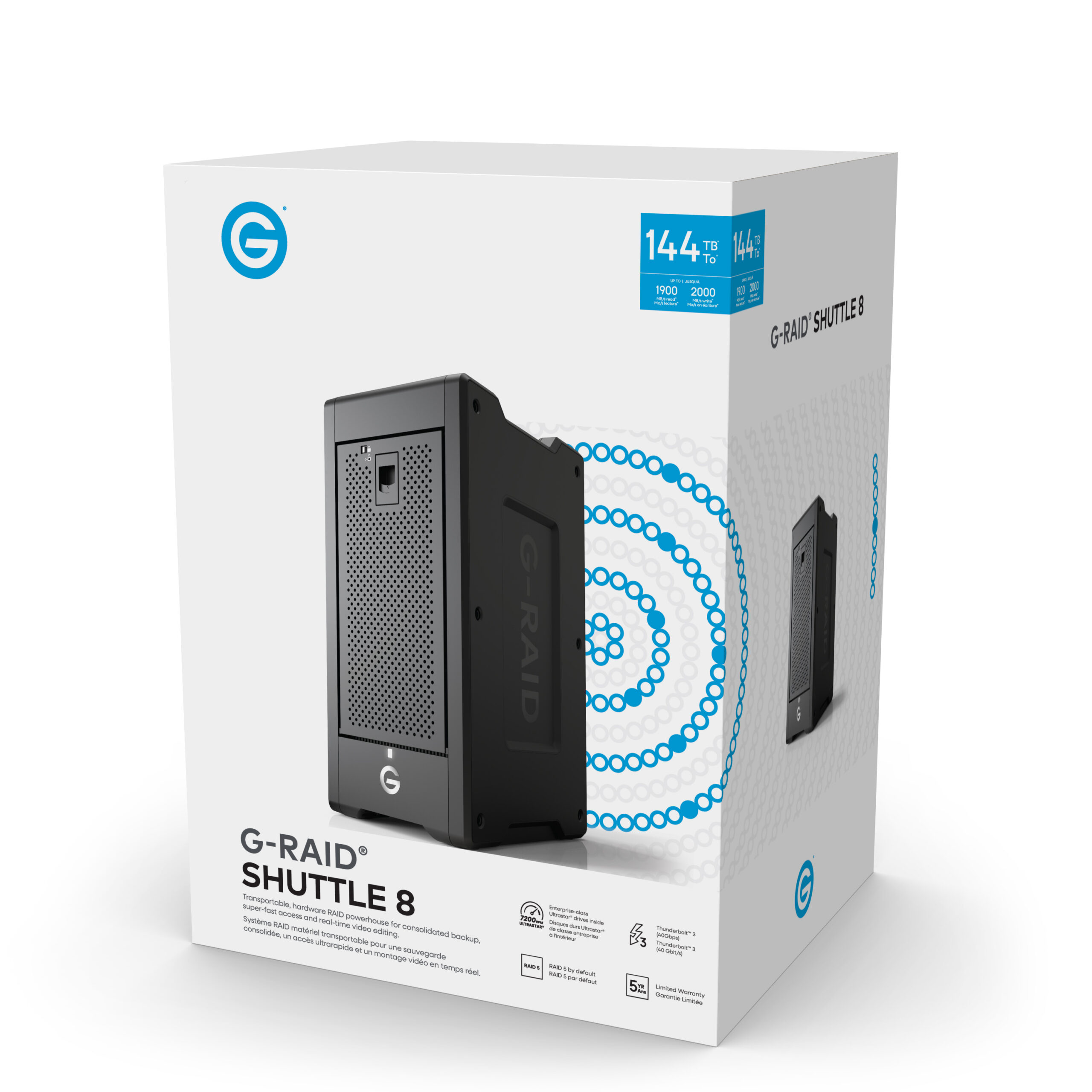 G-RAID SHUTTLE 8 EMEAI - 144TB - Afbeelding 2
