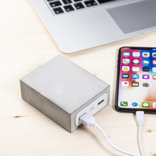 Major Titan Concrete Powerbank 5000 / 10.000mAh - Afbeelding 3