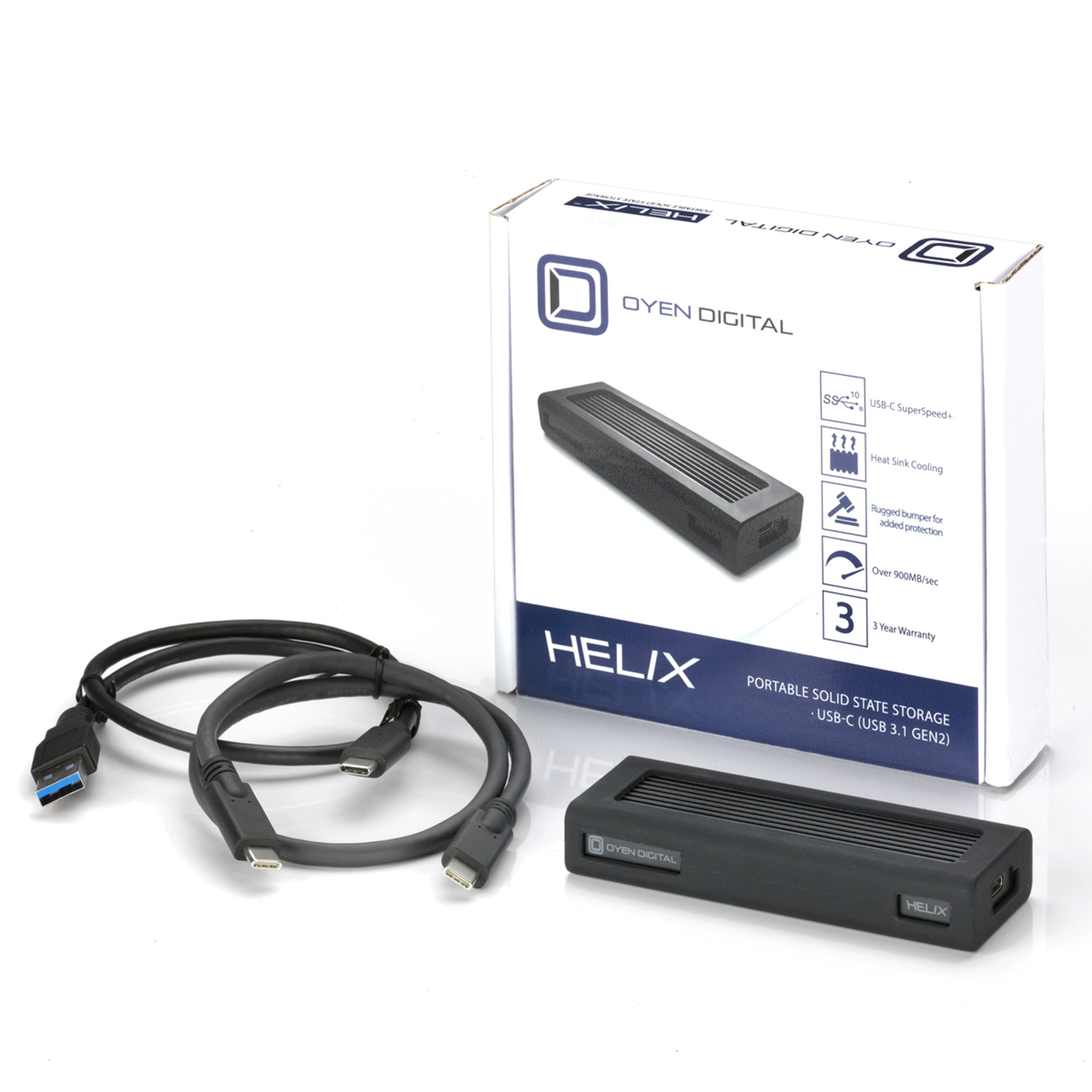 Oyen Digital Helix Dura USB-C TLC NVMe Rugged SSD - 2TB - Afbeelding 6