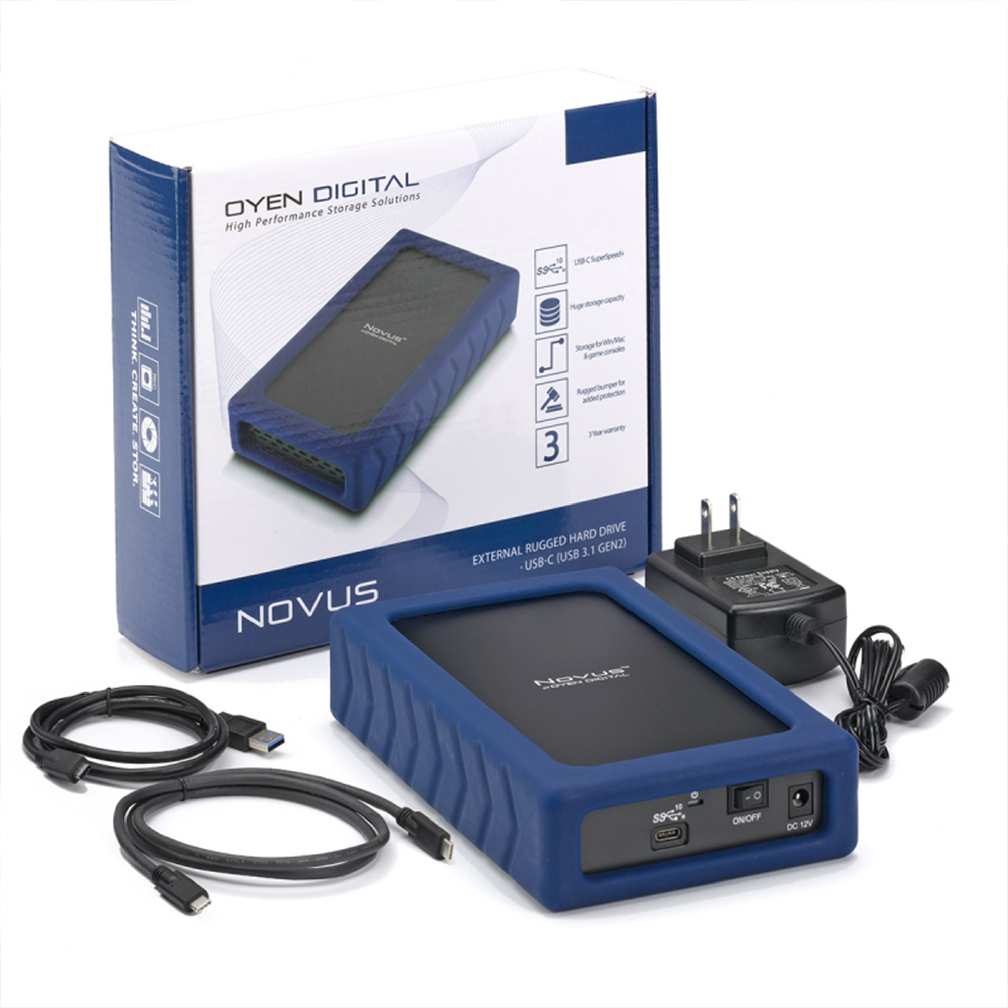 Oyen Digital Novus USB-C HDD - 10TB - Afbeelding 5
