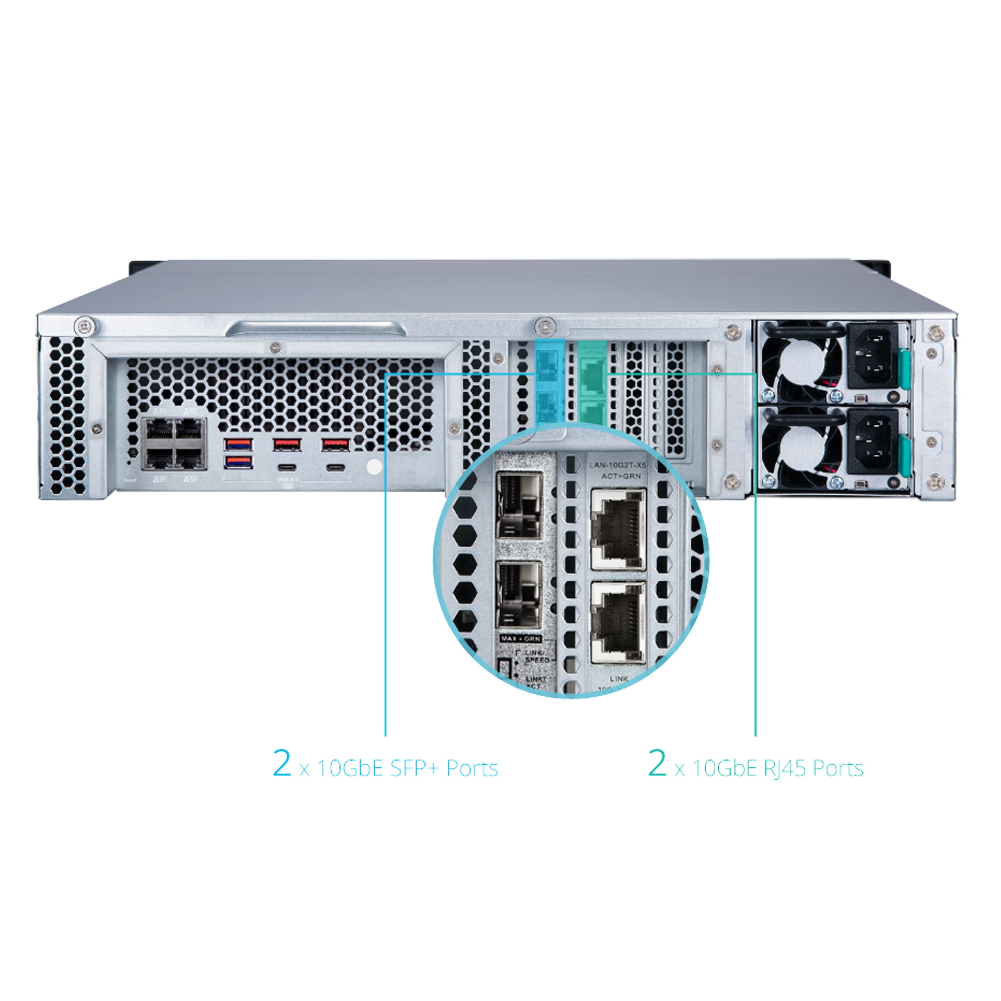 QNAP TS-h1283XU-RP-E2236-128G - Afbeelding 3