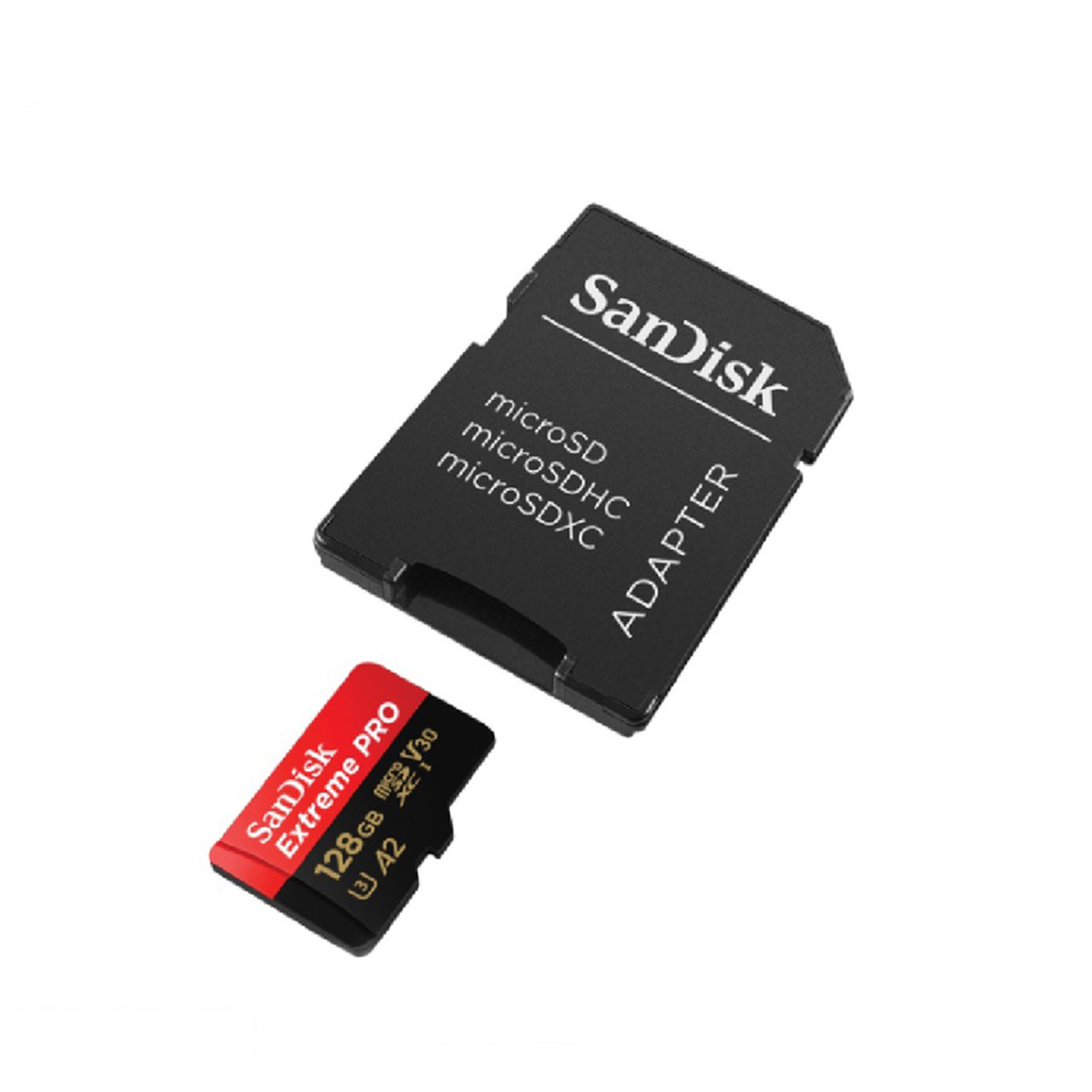 SanDisk Extreme Pro MicroSD + adapter UHS-I V30 A2 - 128GB - Afbeelding 4