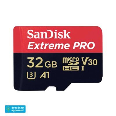 SanDisk-32GB-Extreme-Pro-MicroSD-adapter-UHS-I-V30-A1-100MB-s-SDSQXCY-032G-GN6MA-Tapes-2-1-400×400