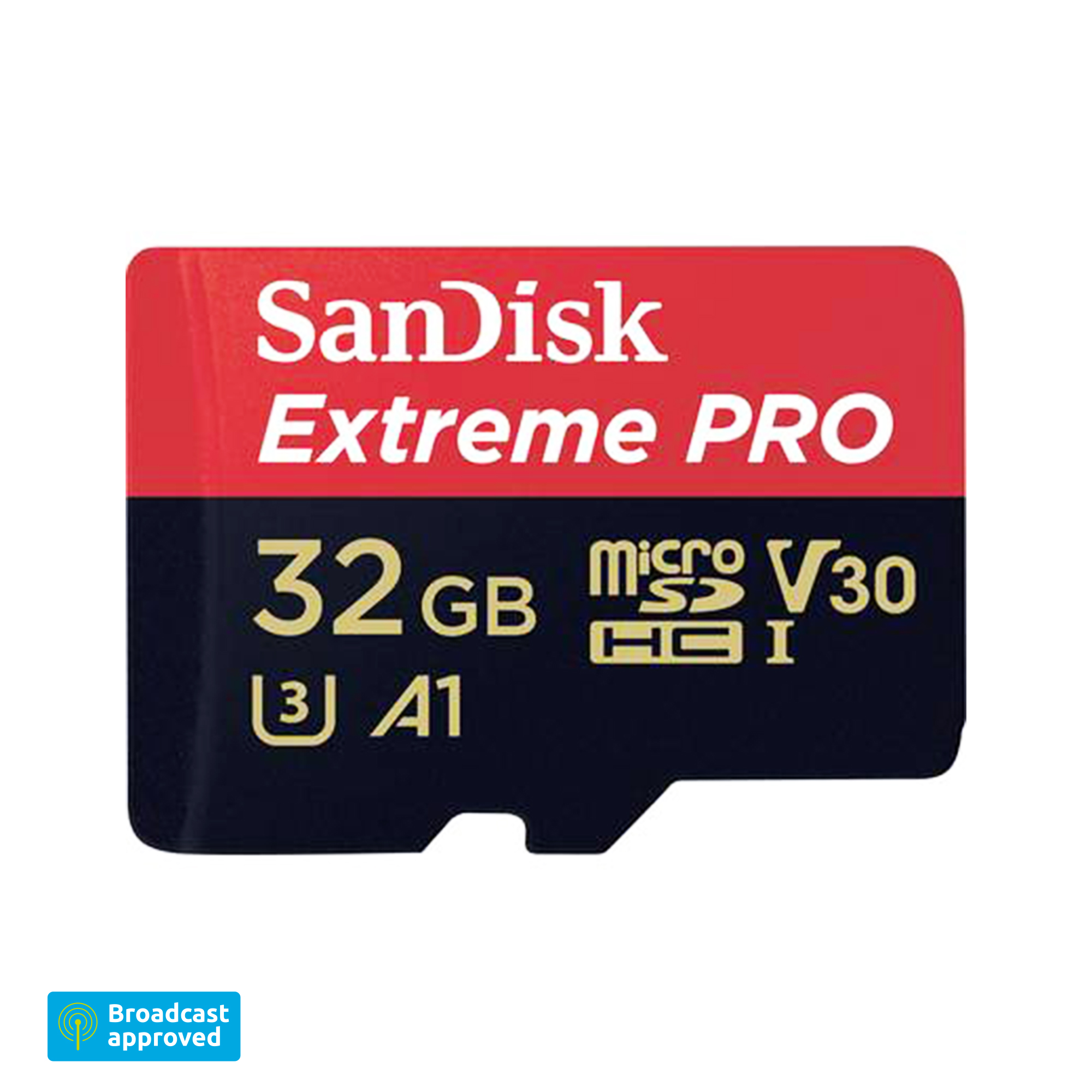 SanDisk Extreme Pro MicroSD + adapter UHS-I V30 A1 - 32GB - Afbeelding 2