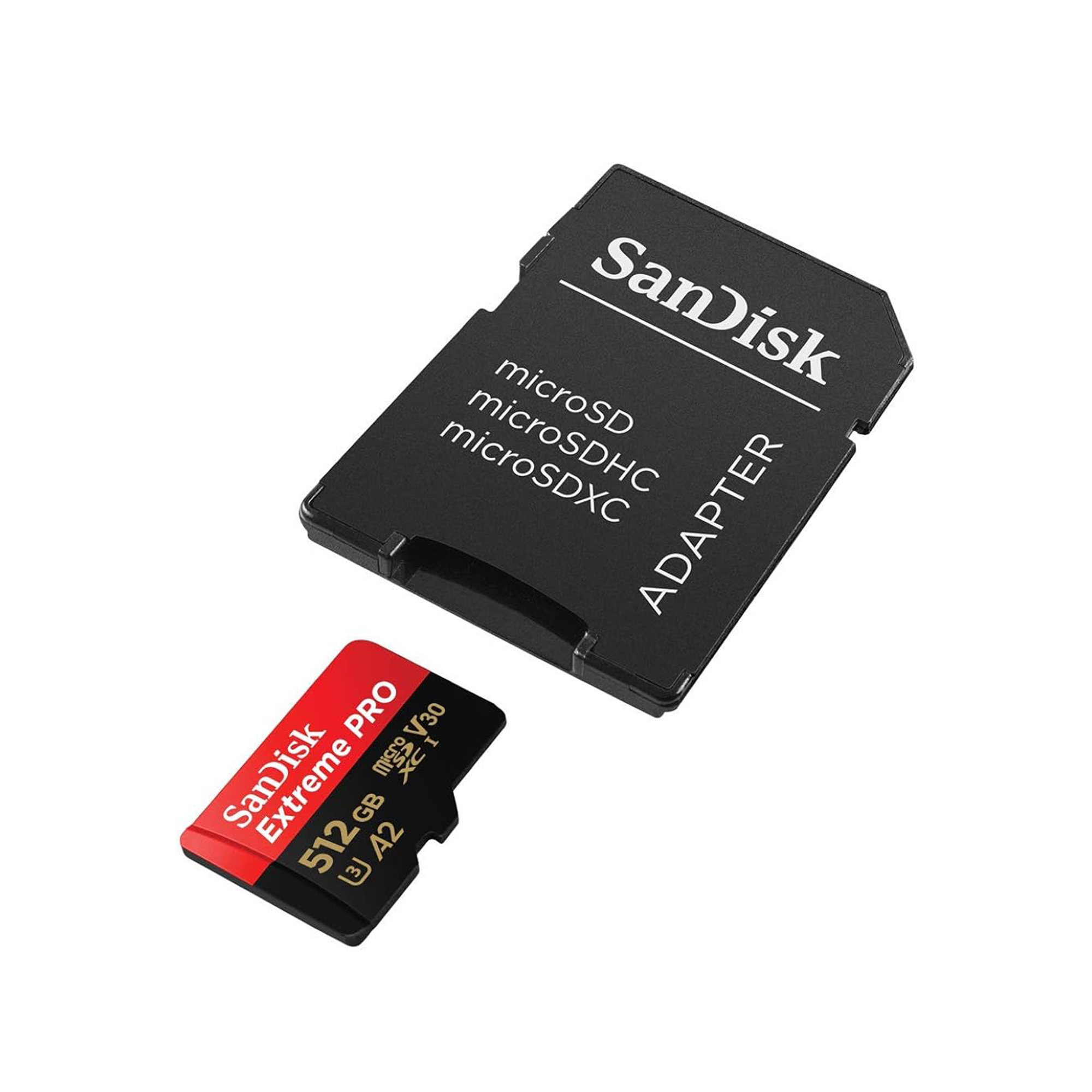 SanDisk Extreme Pro MicroSD + adapter UHS-I V30 A2 - 512GB - Afbeelding 3