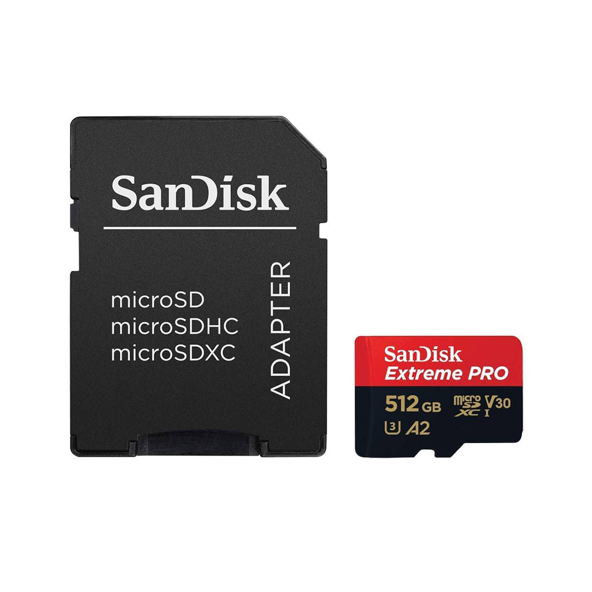 SanDisk Extreme Pro MicroSD + adapter UHS-I V30 A2 - 512GB - Afbeelding 4