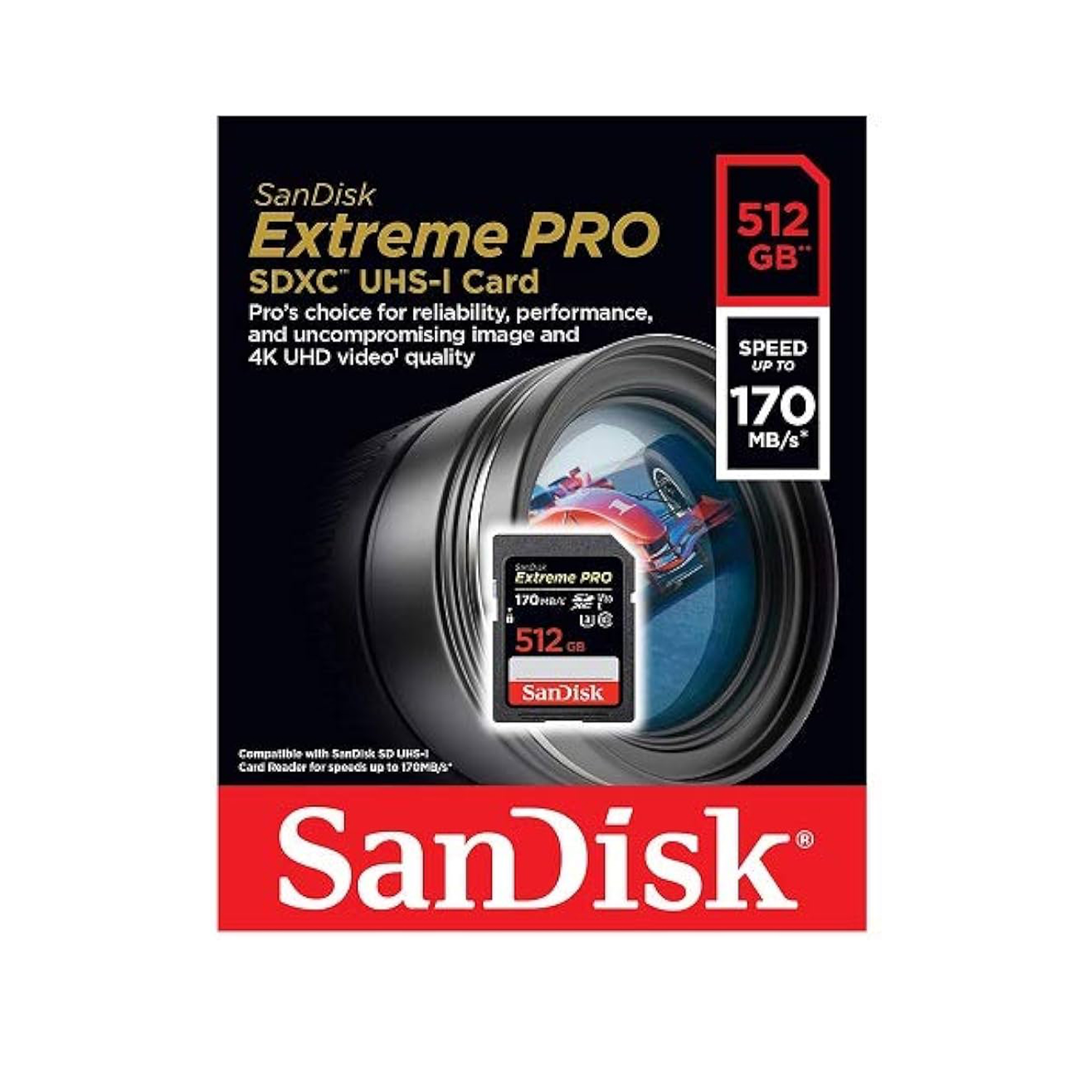 SanDisk SDXC Card Extreme Pro UHS-I V30 - 512GB - Afbeelding 3