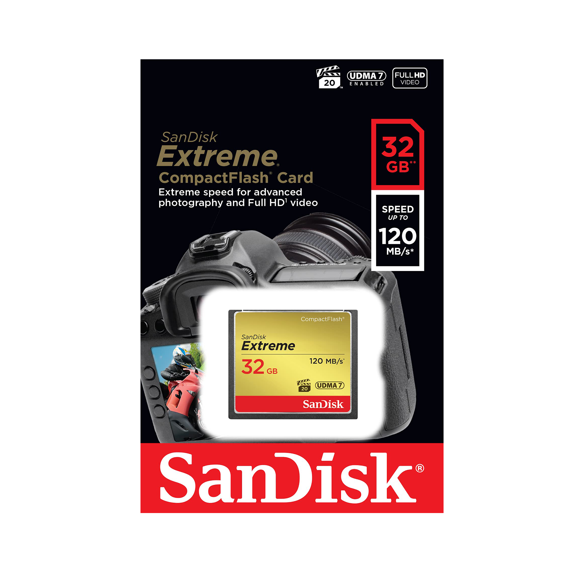 SanDisk CompactFlash Card Extreme - 64GB - Afbeelding 3