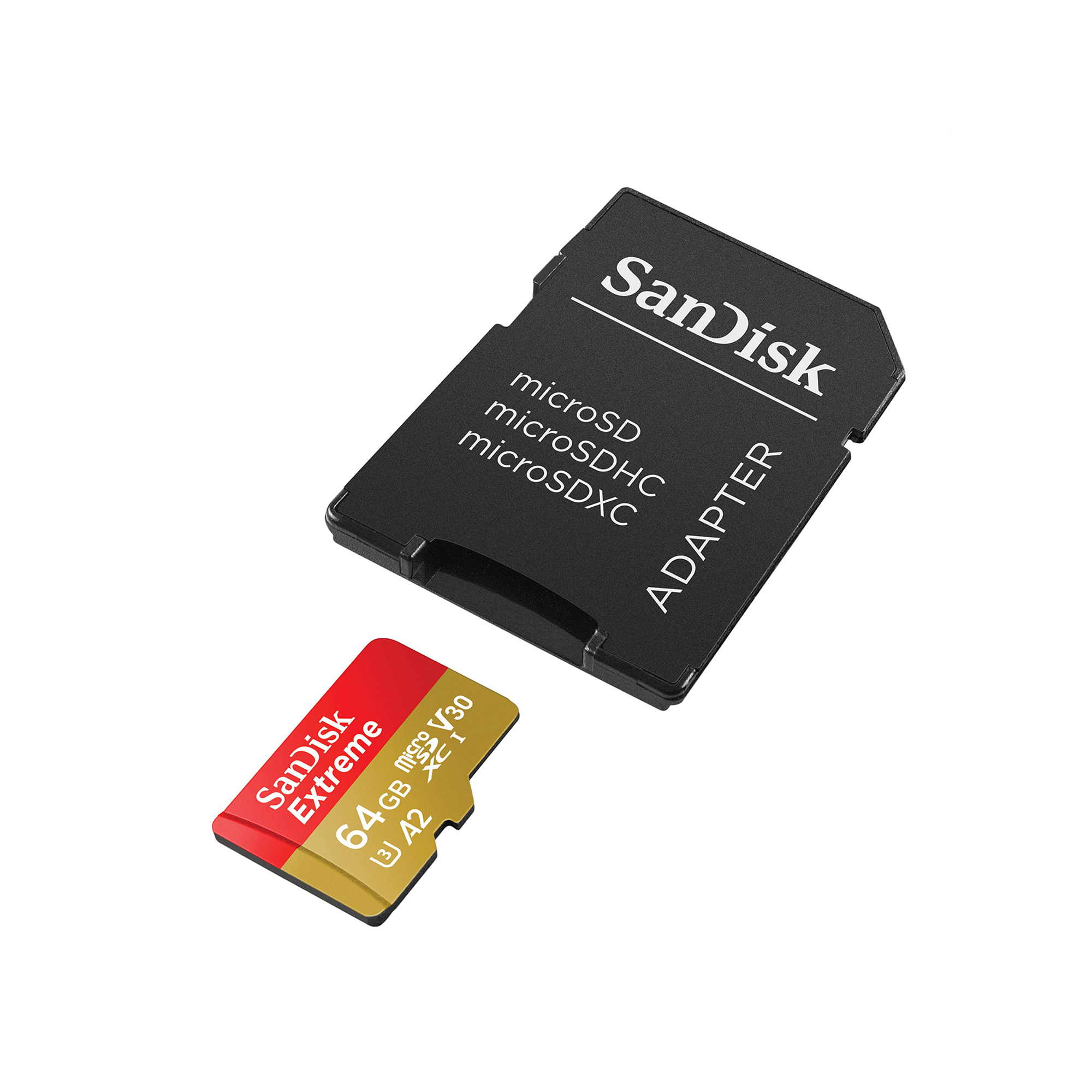 SanDisk Extreme MicroSD UHS-I U3 V30 A2 - 64GB - Afbeelding 3