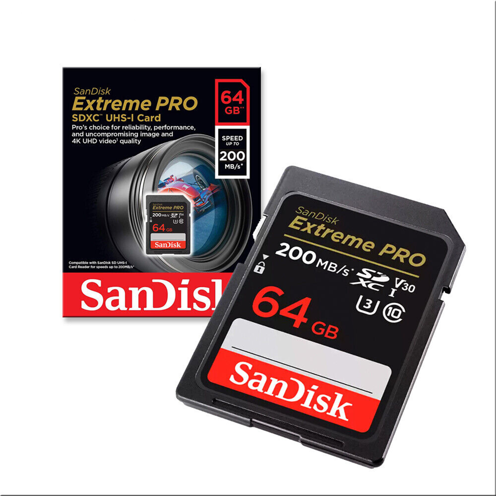 SanDisk SDXC Card Extreme Pro UHS-I V30 - 64GB - Afbeelding 3