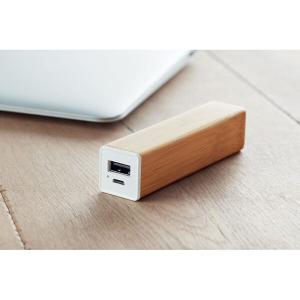 Wooden Bar Powerbank 2200mAh - Afbeelding 2