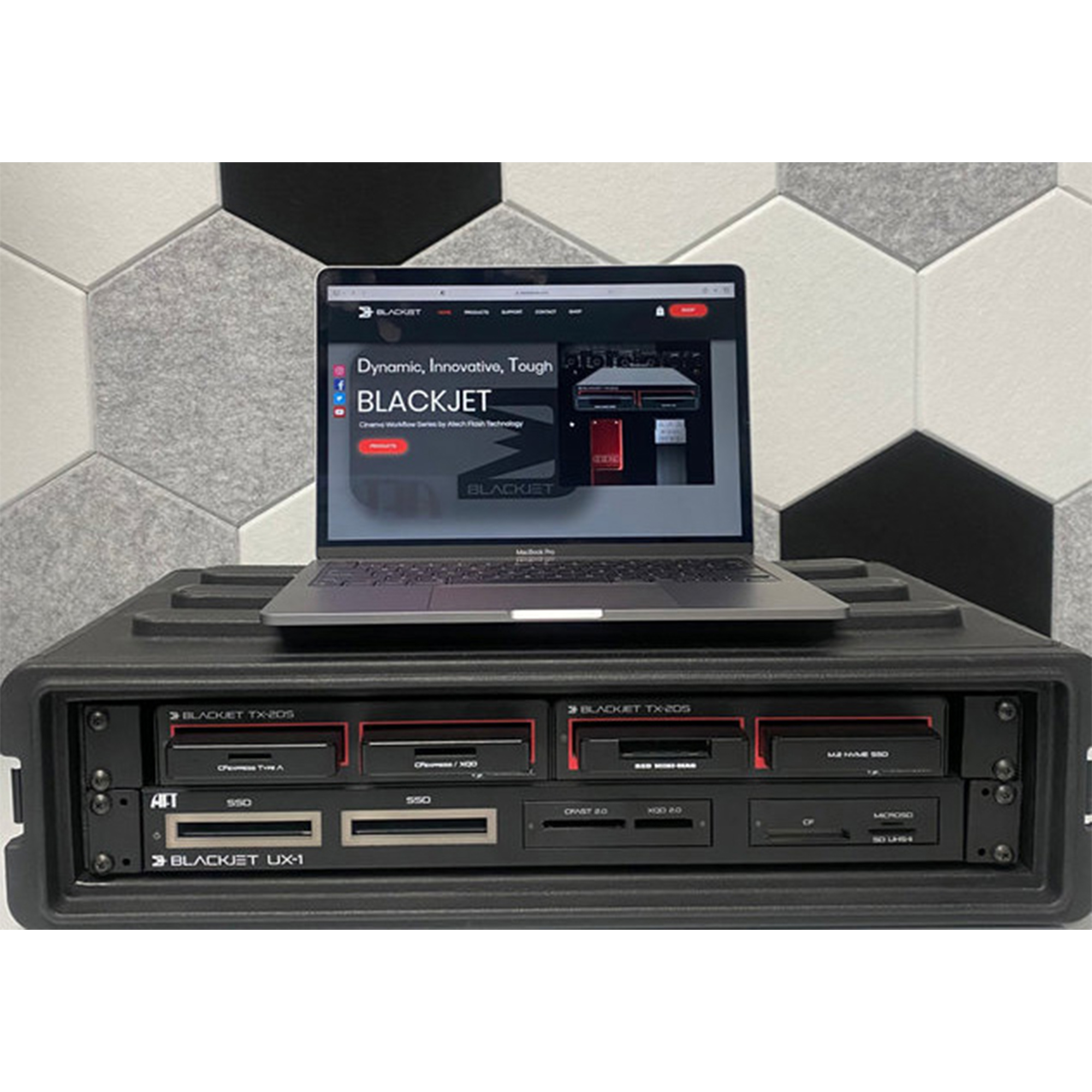 BLACKJET RMT-1U Rack Mount kit for TX-2DS/2DC - Afbeelding 6