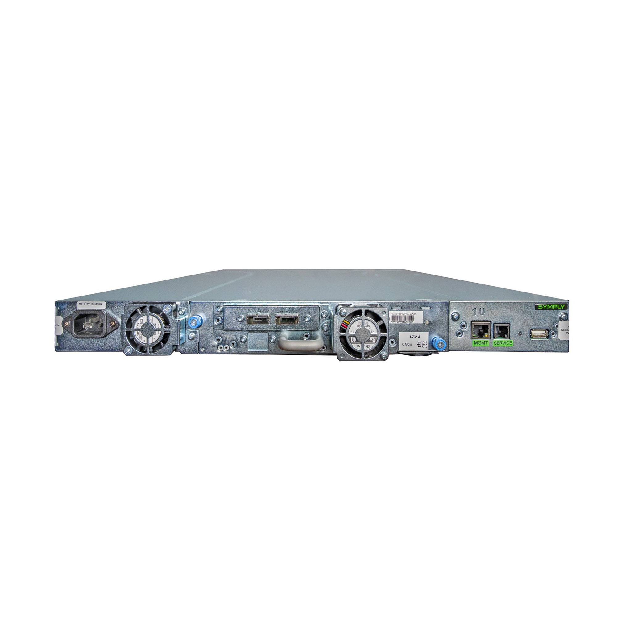 SymplyPRO XTL 8 Slot 1U Autoloader HH 6GB SAS - LTO-8 - Afbeelding 2